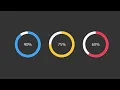 Pure CSS Circular Percentage Bar css percentage circle svg Circular Progress Bar