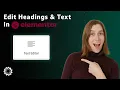 How to Edit Text in Elementor Easy Step-by-Step Tutorial