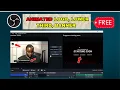 How to Create Free Animated Logos Lower Thirds Banners in OBS Studio 2025 Guide