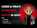 Reverse an Array in JavaScript 3 Easy Methods In Telugu By JavaScript Drama Club