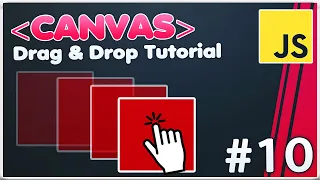 Canvas Drag Drop Objects Tutorial HTML5 Canvas JavaScript Tutorial