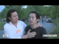 Glenn says goodbye to walking dead October 2016
