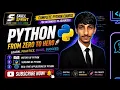 Learn Python from Scratch Python Introduction for Beginners History Versions Applications