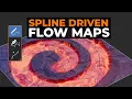 Spline Driven Flow Maps - Geometry Nodes