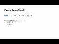Haskell foldl foldr examples