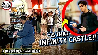 I Played DEMON SLAYER: ENTRANCE TO INFINITY CASTLE on Piano in Public!