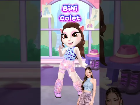 BiNi Colet makeover CUTE or NOT? 🩵🌸 #binicolet #binicoletdressup #binicoletcosplay