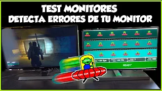 TEST PARA MONITORES Y COMPROBAR DEFECTOS DE IMAGEN O SI TU MONITOR PUEDE CON TODO