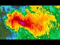 2019 Jefferson City Missouri Supercell Radar Loop
