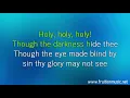 Download Lagu Holy Holy Holy (Hymn) [Eb] [Instrumental w/ Lyrics]