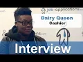 Dairy Queen Interview - Cashier