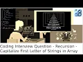 04 Coding Interview Questions - Recursion