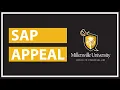 SAP Appeal Process