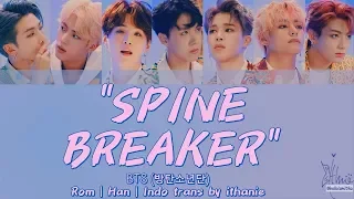 bts spine breaker lirik terjemahan indonesia 