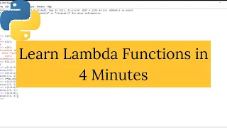 Lambda Functions Anonymous Functions In Python Python Interview Question