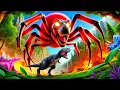 Download Lagu Monster Spider T-Rex Transforms and Attacks Jurassic Dinosaurs | Epic Survival Battle