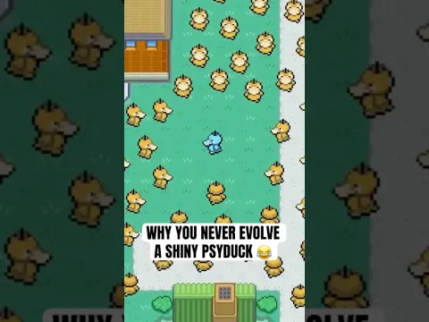 Why you never evolve a shiny Psyduck 😂 #pokemon #shorts