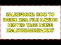 Salesforce How to parse XML file having nested tags using XmlStreamReader