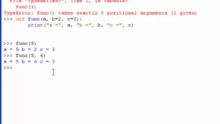Python 3 Tutorial 6 - More Functions