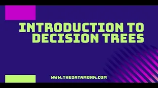 Decision Tree in Machine Learning - Introduction Machine Learning in Python The Data Monk