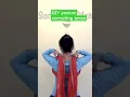 DIY posture correcting brace