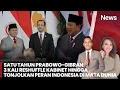 Lagu Satu Tahun Prabowo-Gibran, 3 Kali Reshuffle Kabinet hingga Tonjolkan Peran Indonesia di Mata Dunia