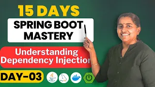 Understanding Dependency Injection with examples 15 days to Spring Boot Mastery