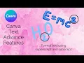 How to Create Subscript Superscript in Canva Easy Text Hack