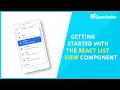Getting Started with the React ListView Component