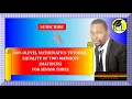 009 - OLEVEL MATHEMATICS PAPER 1 EQUALITY OF TWO MATRICES MATRICES FOR SENIOR THREE