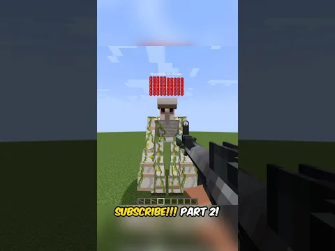 How Many BULLETS Does It Take To Kill the MUTANT IRON GOLEM ?  part 2.