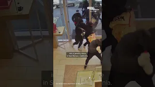 Robbers ransack California jewelry store in 1 million smash-and-grab