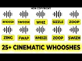 Download Lagu 25+ FREE CINEMATIC WHOOSHES Sound Effects (No Copyright) | WHOOSHES SOUND EFFECT | FREE SOUND EFFECT