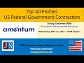 Top 40 Federal Contractors - PROFILE