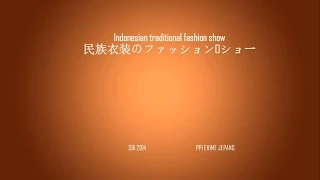 indonesian traditional fashion show in jepang