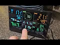 Vevor wifi weather station connected to Wunderground and next time home assistant