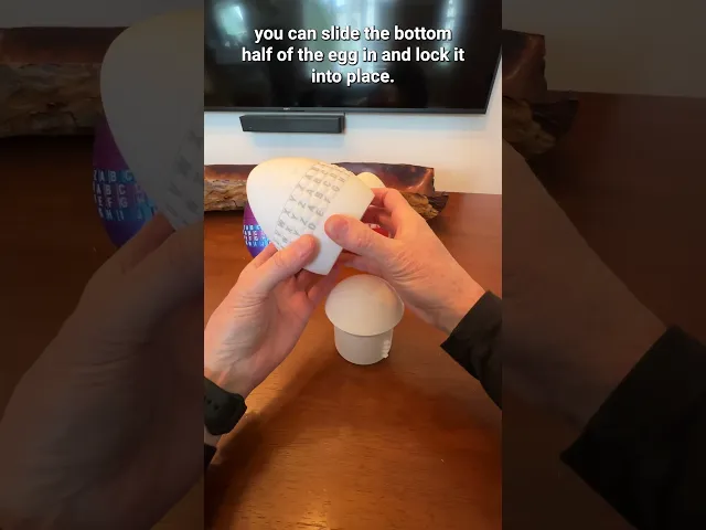 Locking Egg with Programmable 4-Character Combination video thumbnail