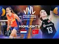 Download Lagu Netherlands 🇳🇱 vs. Türkiye 🇹🇷 - Highlights | Week 3 | Women's VNL 2025