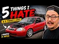 5 Things I HATE About My J-Swapped Civic And 5 Things I LOVE