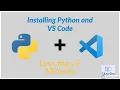 How to Install Python and VS Code for Less than 5 Minutes EASY