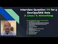 DevOps SRE Interview Question 173 Linux Networking 13 Commands to Troubleshoot