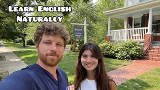 A DAY IN THE USA WITH MY BRAZILIAN WIFE (LEARN ENGLISH NATURALLY)