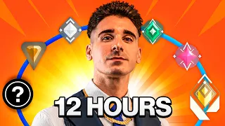 De SIN RANGO a RADIANT en 12 HORAS 🏆 | Horcus Valorant