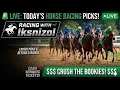 LIVE HORSE RACING Saratoga Horsehoe Indianapolis Thistledown more en vivo