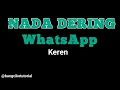 Download Lagu Nada Dering WhatsApp Keren