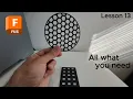 How to use rectangle pattern in fusion step by step Lesson 13