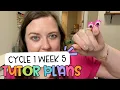 CC Cycle 1 Week 5 Tutor Plans class