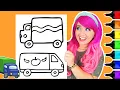 Coloring Trucks Vehicles Coloring Page Ohuhu Art Markers
