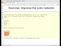 Beginner Perl Maven tutorial 7 11 - Exercise Improve color selector