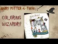 LIVESTREAM Harry Potter-a-thon Coloring Wizardry